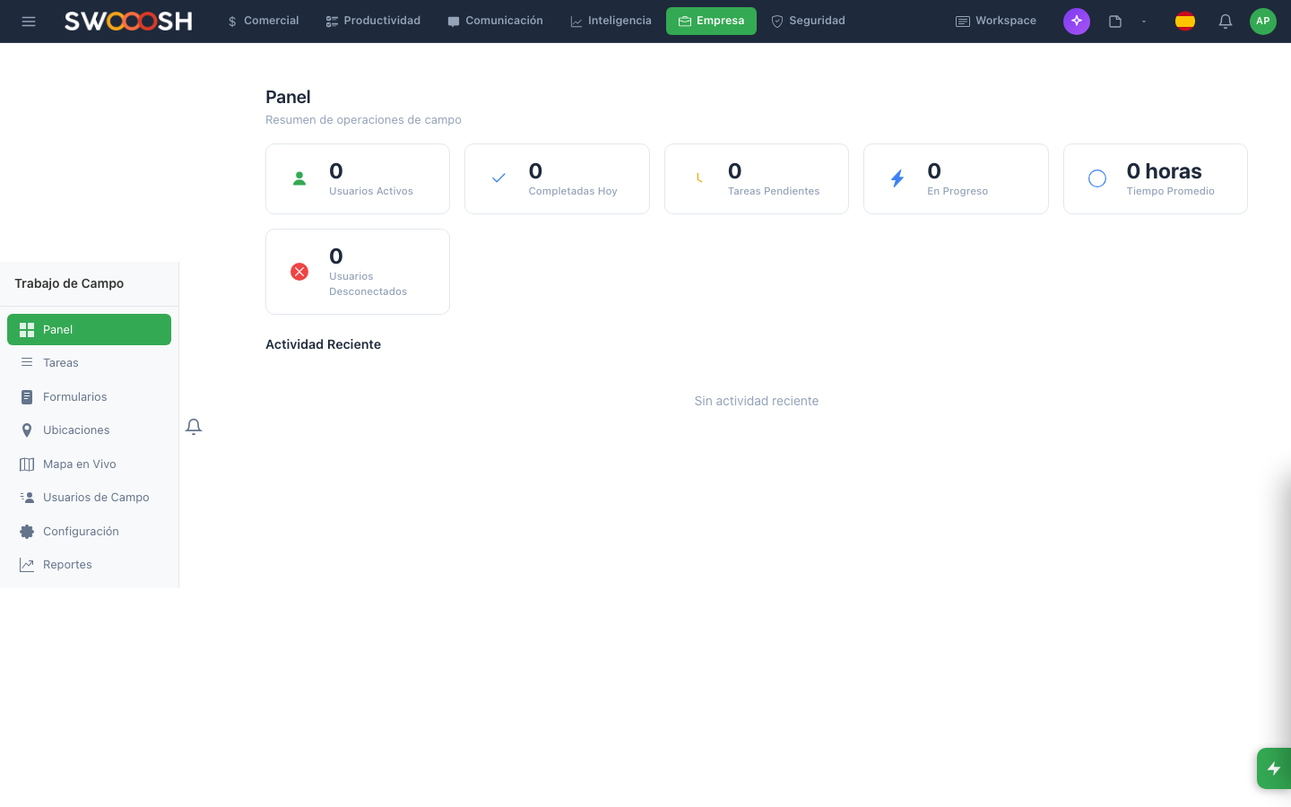 Nabú fieldwork module for logistics showing delivery routes, package status and photographic evidence